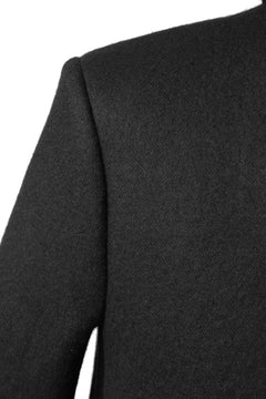 画像をギャラリービューアに読み込む, BORIS BIDJAN SABERI HIGH NECK MIDDLE COAT "COAT 1. MID-F0508M" (BLACK)