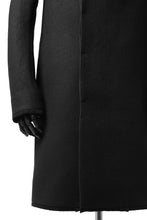 画像をギャラリービューアに読み込む, BORIS BIDJAN SABERI HIGH NECK MIDDLE COAT "COAT 1. MID-F0508M" (BLACK)