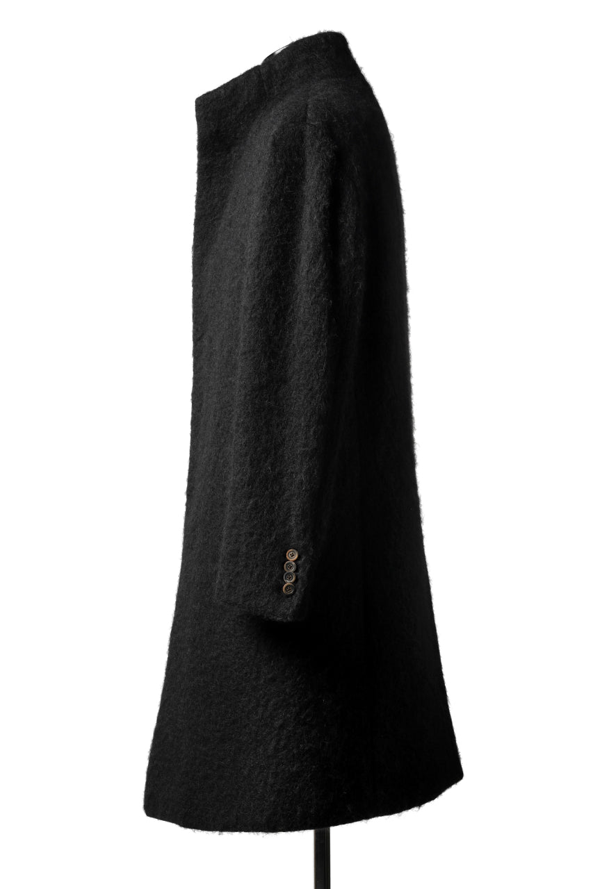 画像をギャラリービューアに読み込む, forme d'expression High Neck Warm Coat (Black)
