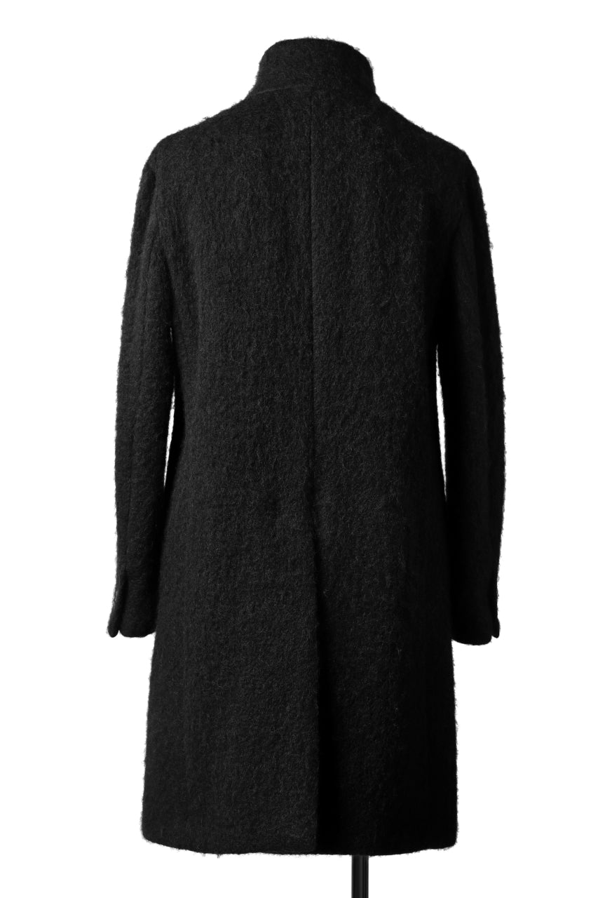 画像をギャラリービューアに読み込む, forme d'expression High Neck Warm Coat (Black)