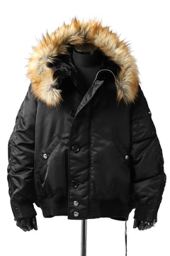 画像をギャラリービューアに読み込む, mastermind JAPAN N-2B HEAVY-ZONE FLIGHT JACKET (BLACK)