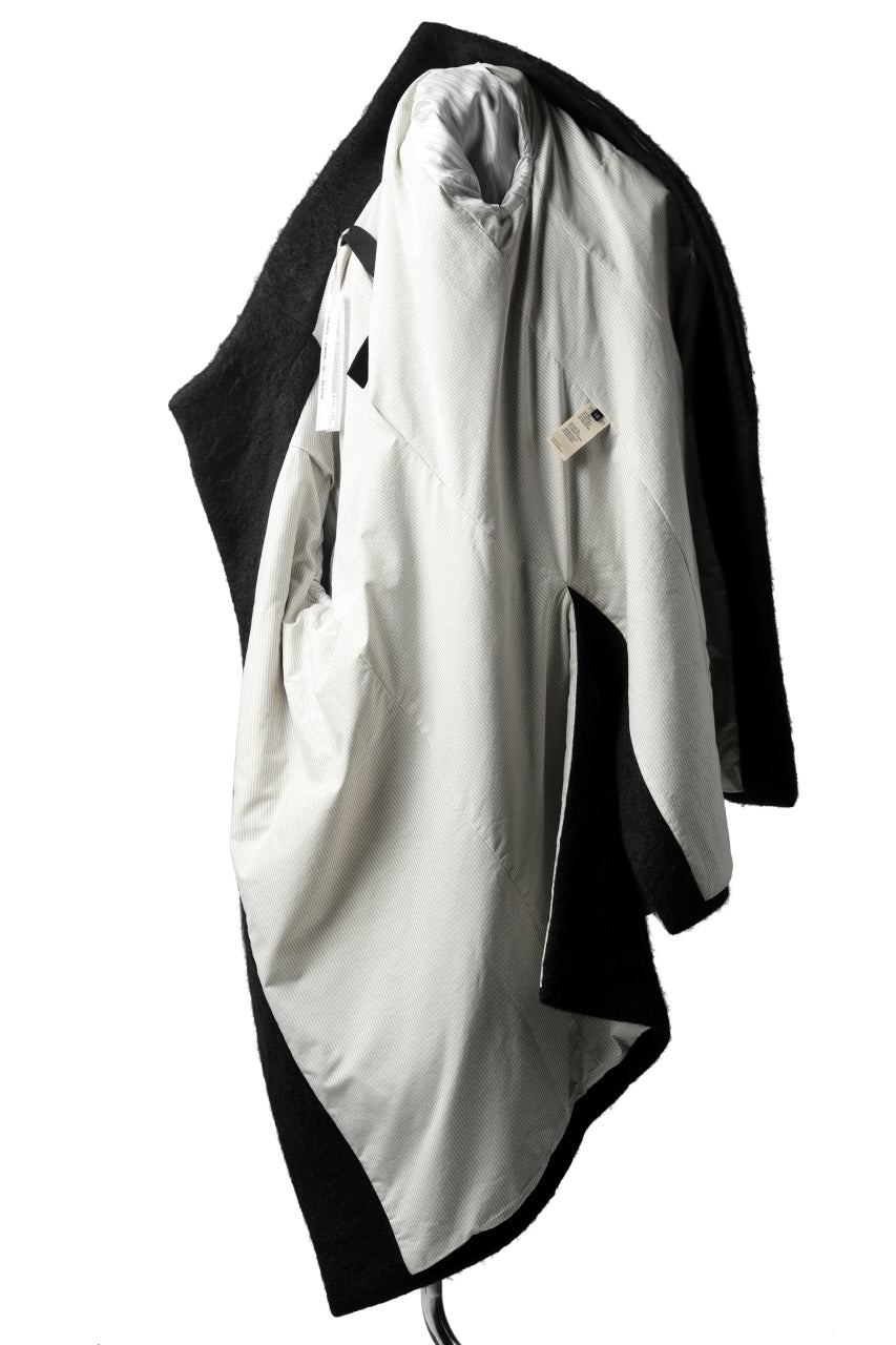 画像をギャラリービューアに読み込む, forme d'expression High Neck Warm Coat (Black)