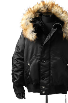 画像をギャラリービューアに読み込む, mastermind JAPAN N-2B HEAVY-ZONE FLIGHT JACKET (BLACK)