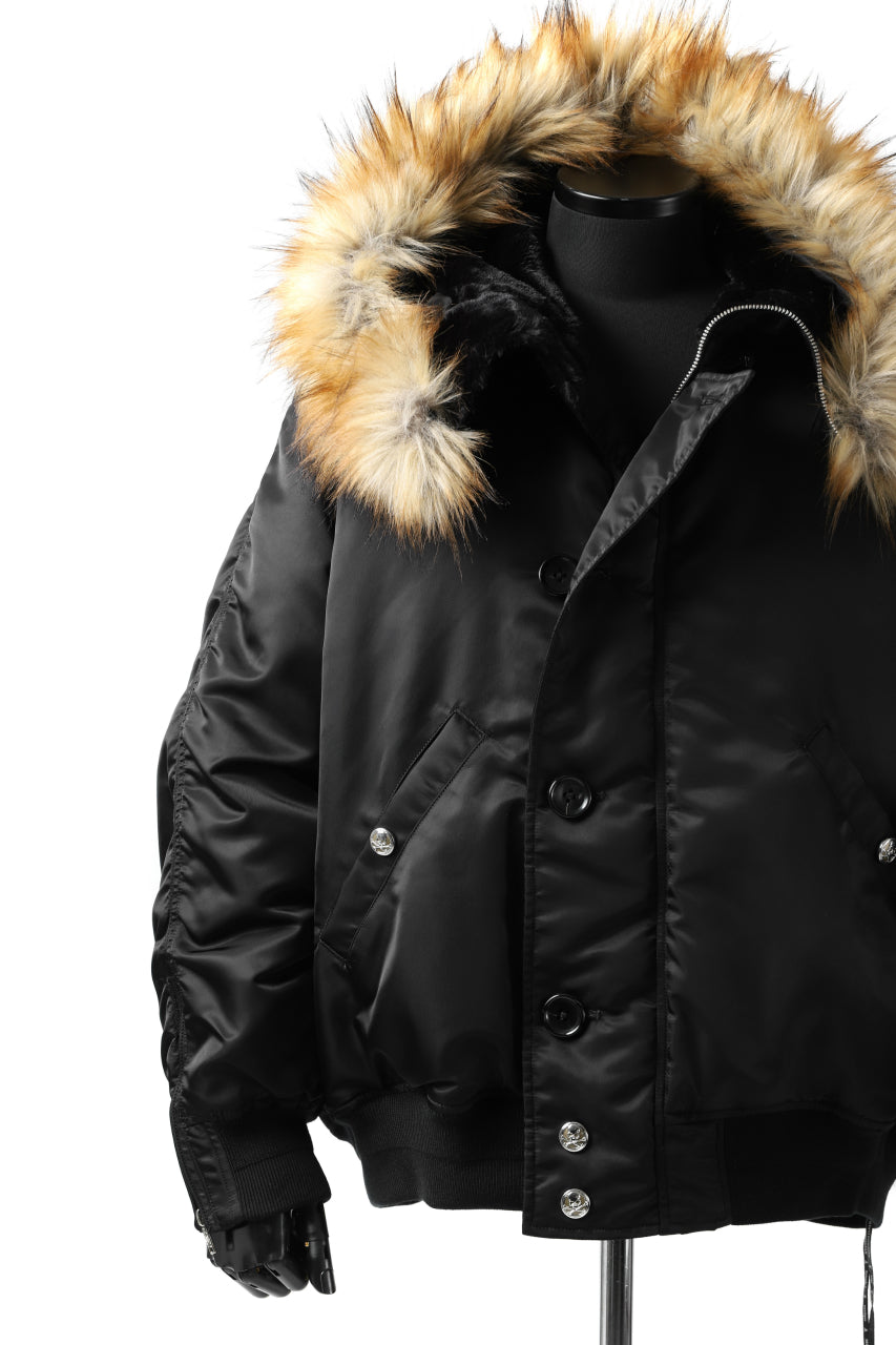 画像をギャラリービューアに読み込む, mastermind JAPAN N-2B HEAVY-ZONE FLIGHT JACKET (BLACK)