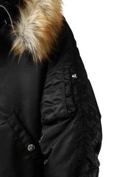 画像をギャラリービューアに読み込む, mastermind JAPAN N-2B HEAVY-ZONE FLIGHT JACKET (BLACK)