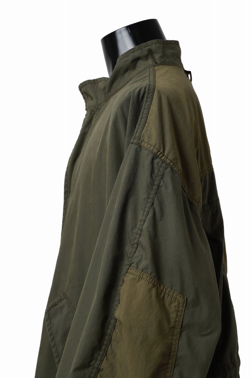 Load image into Gallery viewer, mastermind WORLD x ALPHA INDUSTRIES M-65 MODS COAT - CRAZY PANELED (OLIVE)