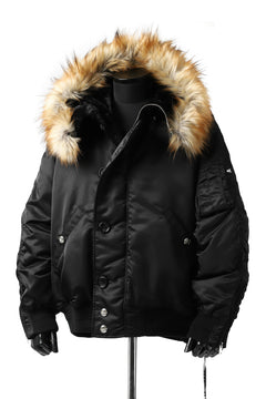 画像をギャラリービューアに読み込む, mastermind JAPAN N-2B HEAVY-ZONE FLIGHT JACKET (BLACK)