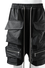 画像をギャラリービューアに読み込む, A.F ARTEFACT "BOXY" ARMY SARROUEL SHORTS / BomberHEAT® (BLACK)