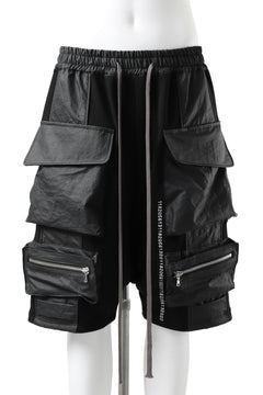 画像をギャラリービューアに読み込む, A.F ARTEFACT "BOXY" ARMY SARROUEL SHORTS / BomberHEAT® (BLACK)