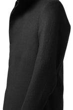 画像をギャラリービューアに読み込む, BORIS BIDJAN SABERI HIGH NECK MIDDLE COAT "COAT 1. MID-F0508M" (BLACK)