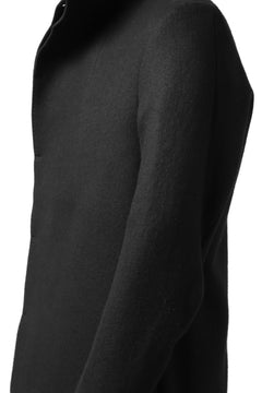 画像をギャラリービューアに読み込む, BORIS BIDJAN SABERI HIGH NECK MIDDLE COAT "COAT 1. MID-F0508M" (BLACK)