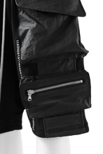 画像をギャラリービューアに読み込む, A.F ARTEFACT "BOXY" ARMY SARROUEL SHORTS / BomberHEAT® (BLACK)