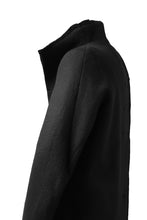 画像をギャラリービューアに読み込む, BORIS BIDJAN SABERI HIGH NECK MIDDLE COAT "COAT 1. MID-F0508M" (BLACK)