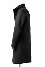 画像をギャラリービューアに読み込む, BORIS BIDJAN SABERI HIGH NECK MIDDLE COAT "COAT 1. MID-F0508M" (BLACK)