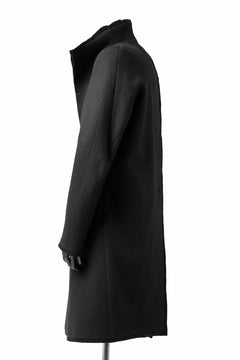 画像をギャラリービューアに読み込む, BORIS BIDJAN SABERI HIGH NECK MIDDLE COAT "COAT 1. MID-F0508M" (BLACK)