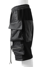 画像をギャラリービューアに読み込む, A.F ARTEFACT "BOXY" ARMY SARROUEL SHORTS / BomberHEAT® (BLACK)