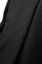 画像をギャラリービューアに読み込む, BORIS BIDJAN SABERI HIGH NECK MIDDLE COAT "COAT 1. MID-F0508M" (BLACK)