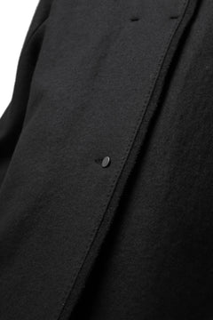 画像をギャラリービューアに読み込む, BORIS BIDJAN SABERI HIGH NECK MIDDLE COAT "COAT 1. MID-F0508M" (BLACK)
