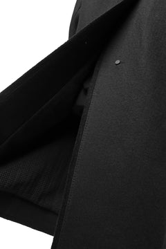 画像をギャラリービューアに読み込む, BORIS BIDJAN SABERI HIGH NECK MIDDLE COAT "COAT 1. MID-F0508M" (BLACK)