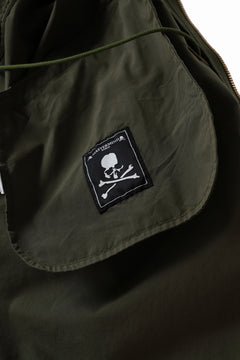 Load image into Gallery viewer, mastermind WORLD x ALPHA INDUSTRIES M-65 MODS COAT - CRAZY PANELED (OLIVE)