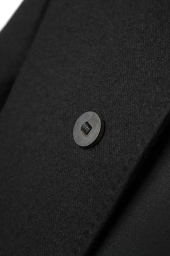 画像をギャラリービューアに読み込む, BORIS BIDJAN SABERI HIGH NECK MIDDLE COAT "COAT 1. MID-F0508M" (BLACK)