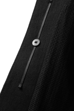 画像をギャラリービューアに読み込む, BORIS BIDJAN SABERI HIGH NECK MIDDLE COAT "COAT 1. MID-F0508M" (BLACK)