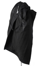 画像をギャラリービューアに読み込む, BORIS BIDJAN SABERI HIGH NECK MIDDLE COAT "COAT 1. MID-F0508M" (BLACK)