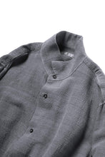 画像をギャラリービューアに読み込む, COLINA GARDENER SHIRT / SLUB SILK (SUMI DYED)