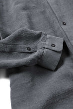 画像をギャラリービューアに読み込む, COLINA GARDENER SHIRT / SLUB SILK (SUMI DYED)