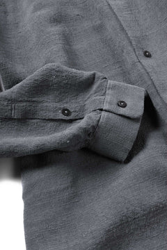画像をギャラリービューアに読み込む, COLINA GARDENER SHIRT / SLUB SILK (SUMI DYED)