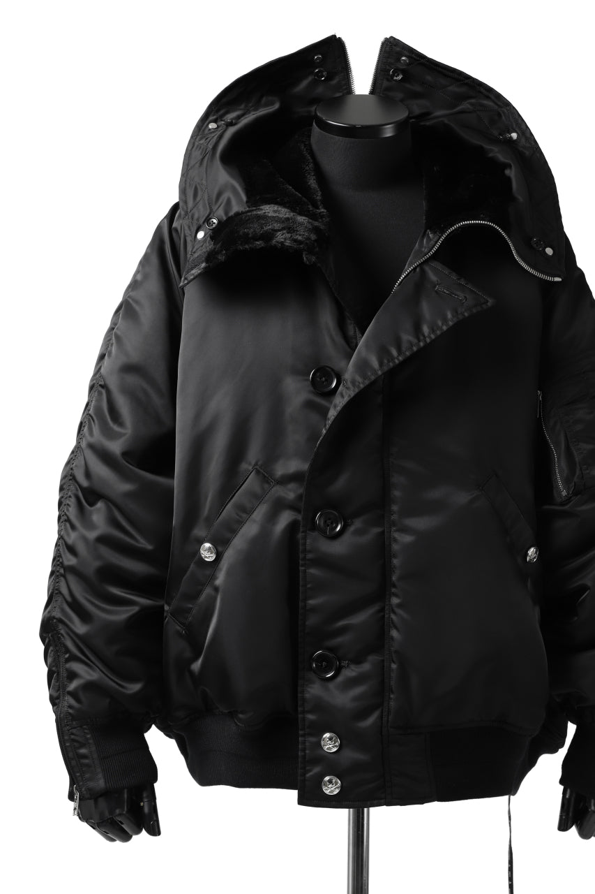 画像をギャラリービューアに読み込む, mastermind JAPAN N-2B HEAVY-ZONE FLIGHT JACKET (BLACK)