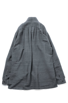 画像をギャラリービューアに読み込む, COLINA GARDENER SHIRT / SLUB SILK (SUMI DYED)