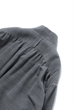 画像をギャラリービューアに読み込む, COLINA GARDENER SHIRT / SLUB SILK (SUMI DYED)