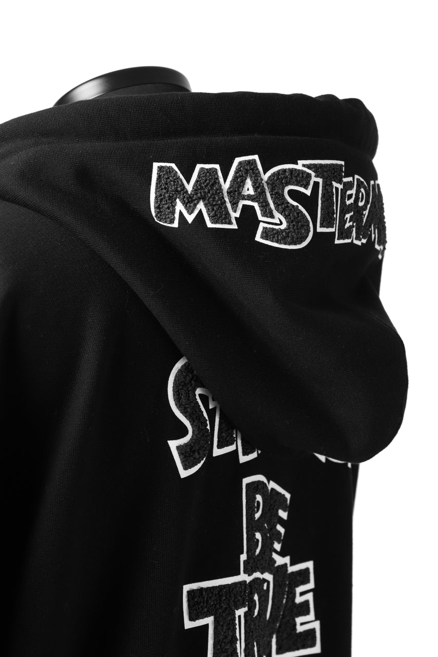 Load image into Gallery viewer, mastermind JAPAN HOODIE ZIP SWEAT JACKET / ROPE CODE (BLACK)