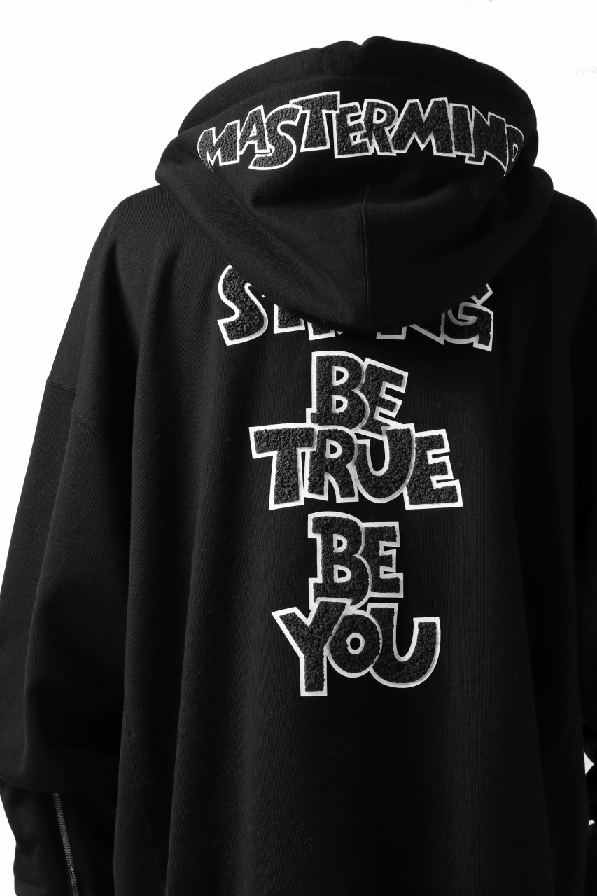 Load image into Gallery viewer, mastermind JAPAN HOODIE ZIP SWEAT JACKET / ROPE CODE (BLACK)