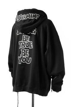 Load image into Gallery viewer, mastermind JAPAN HOODIE ZIP SWEAT JACKET / ROPE CODE (BLACK)