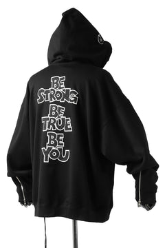 Load image into Gallery viewer, mastermind JAPAN HOODIE ZIP SWEAT JACKET / ROPE CODE (BLACK)
