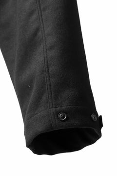 画像をギャラリービューアに読み込む, ISAMU KATAYAMA BACKLASH LOW CROTCH CARGO PANTS / CASHMERE WOOL MELTON (BLACK)