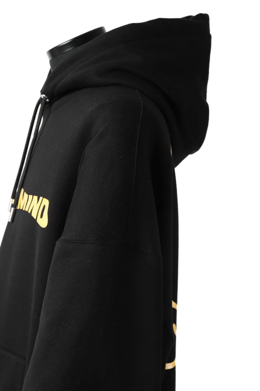 Load image into Gallery viewer, mastermind JAPAN SWEAT HOODIE / GLITTER LOGO & SKULL (BLACK)
