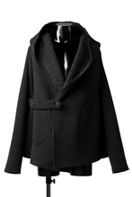 画像をギャラリービューアに読み込む, forme d'expression Hooded Cardigan Jacket (Black)