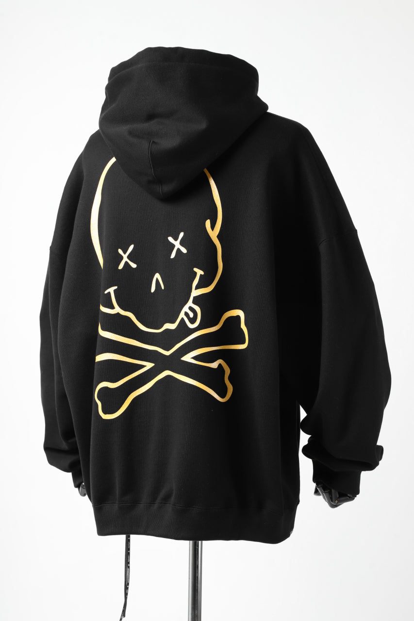 Load image into Gallery viewer, mastermind JAPAN SWEAT HOODIE / GLITTER LOGO & SKULL (BLACK)
