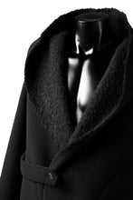 画像をギャラリービューアに読み込む, forme d'expression Hooded Cardigan Jacket (Black)