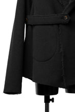 画像をギャラリービューアに読み込む, forme d'expression Hooded Cardigan Jacket (Black)