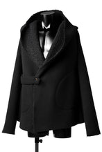 画像をギャラリービューアに読み込む, forme d'expression Hooded Cardigan Jacket (Black)