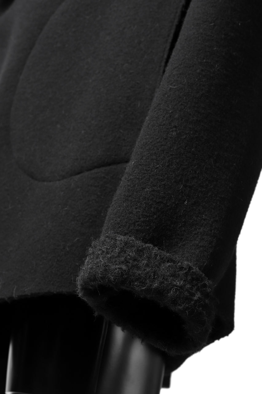 画像をギャラリービューアに読み込む, forme d'expression Hooded Cardigan Jacket (Black)