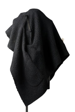 画像をギャラリービューアに読み込む, forme d'expression Hooded Cardigan Jacket (Black)