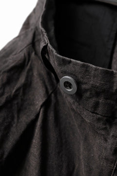 画像をギャラリービューアに読み込む, KLASICA GOSSE TWO TUCKED TROUSERS / GARMENT DYED BROKEN HERRING BONE (CINAMON)