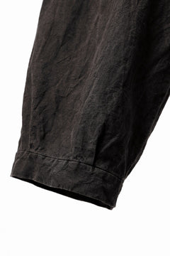画像をギャラリービューアに読み込む, KLASICA GOSSE TWO TUCKED TROUSERS / GARMENT DYED BROKEN HERRING BONE (CINAMON)