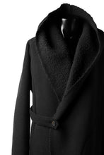 画像をギャラリービューアに読み込む, forme d'expression exclusive Hooded Robe Coat (Black)