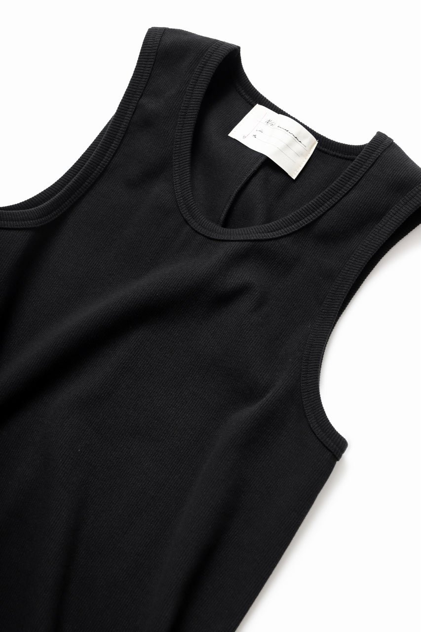 画像をギャラリービューアに読み込む, N/07 MINIMAL TANK TOP / ALL STAR BARE TELECO (BLACK)